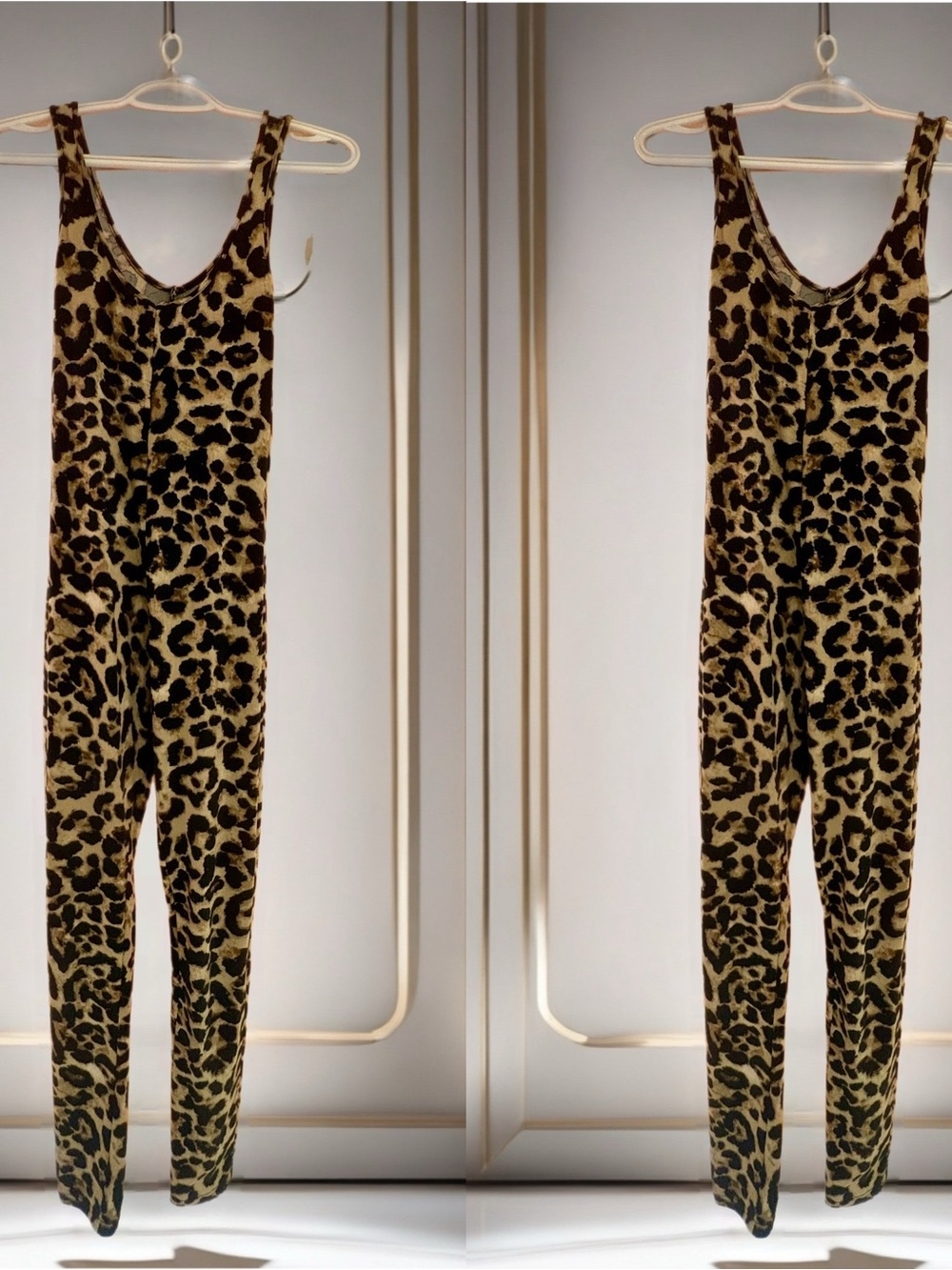 Leopard print jumpsuit